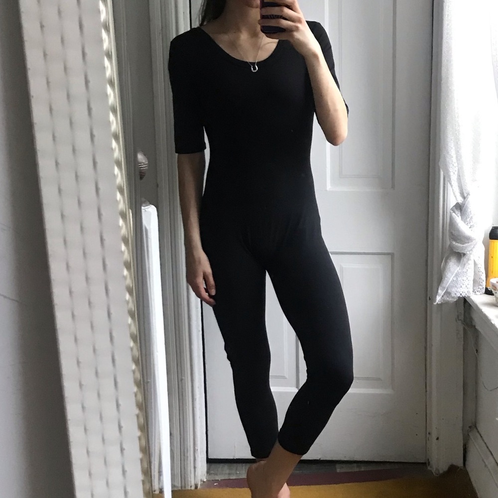 J crew short sleeve full bodysuit M